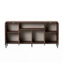 Nordure Rialto Consola Milano Walnut y Negro
